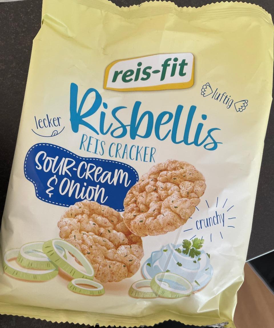 Cream - Reis kJ a kalorie, & Risbellis hodnoty Reis-Fit cracker Onion Sour nutriční