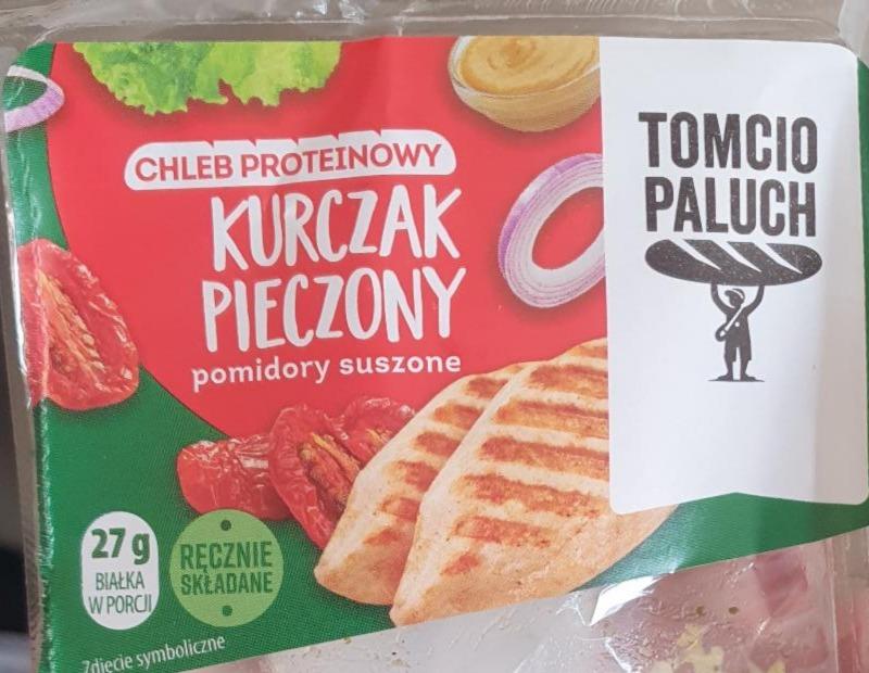 Fotografie - Chleb proteinowy kurczak pieczony pomidory suszone Tomcio Paluch