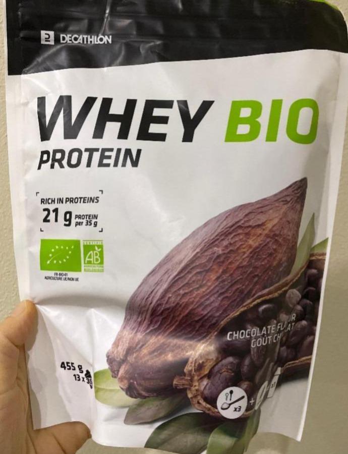 Fotografie - Whey bio protein chocolate flavour Decathlon