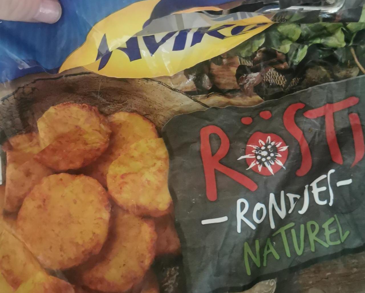 Fotografie - Rösti Rondjes naturel Aviko