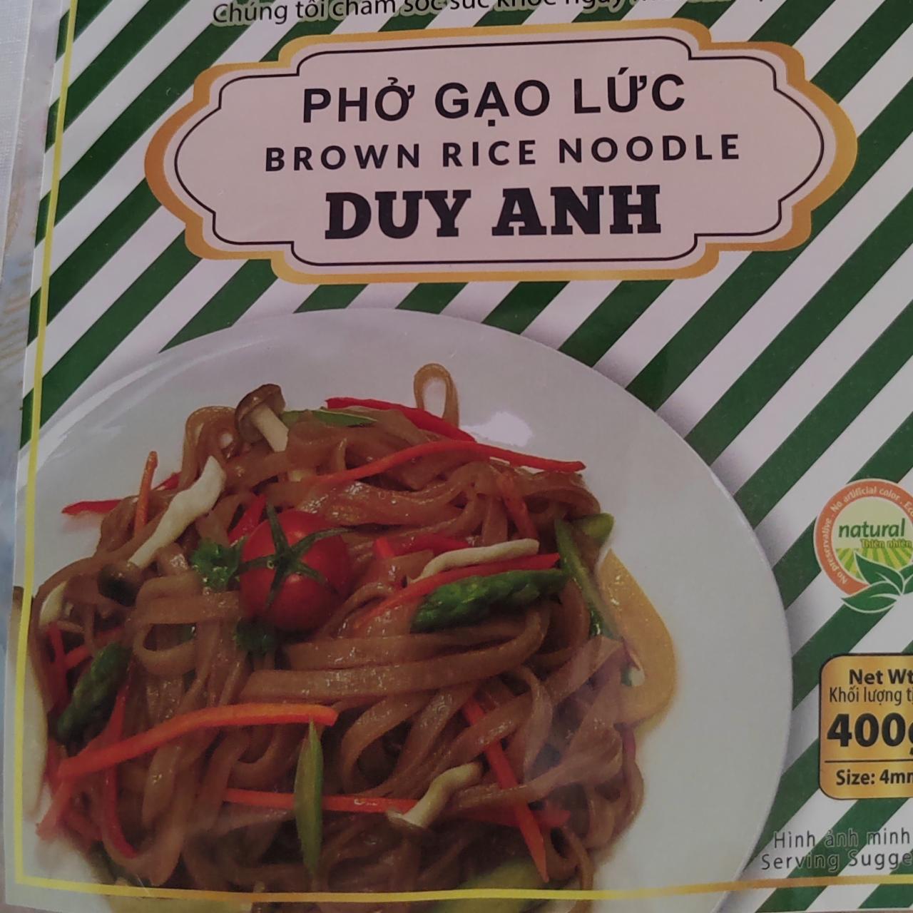 Fotografie - Brown rice noodle Duy Anh