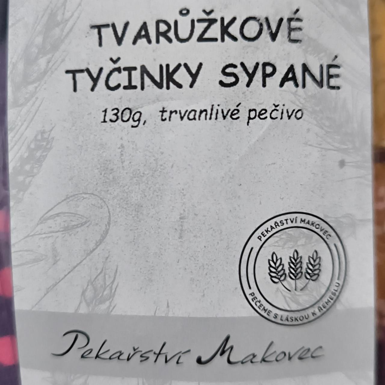 Fotografie - Tvarůžkové tyčinky sypané Pekařství Makovec