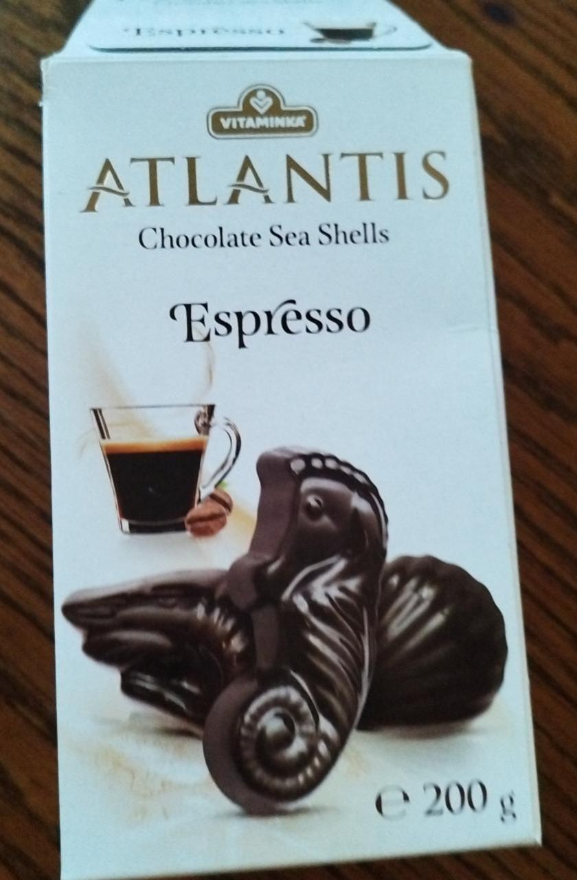 Fotografie - Atlantis chocolate sea shells espresso Vitaminka