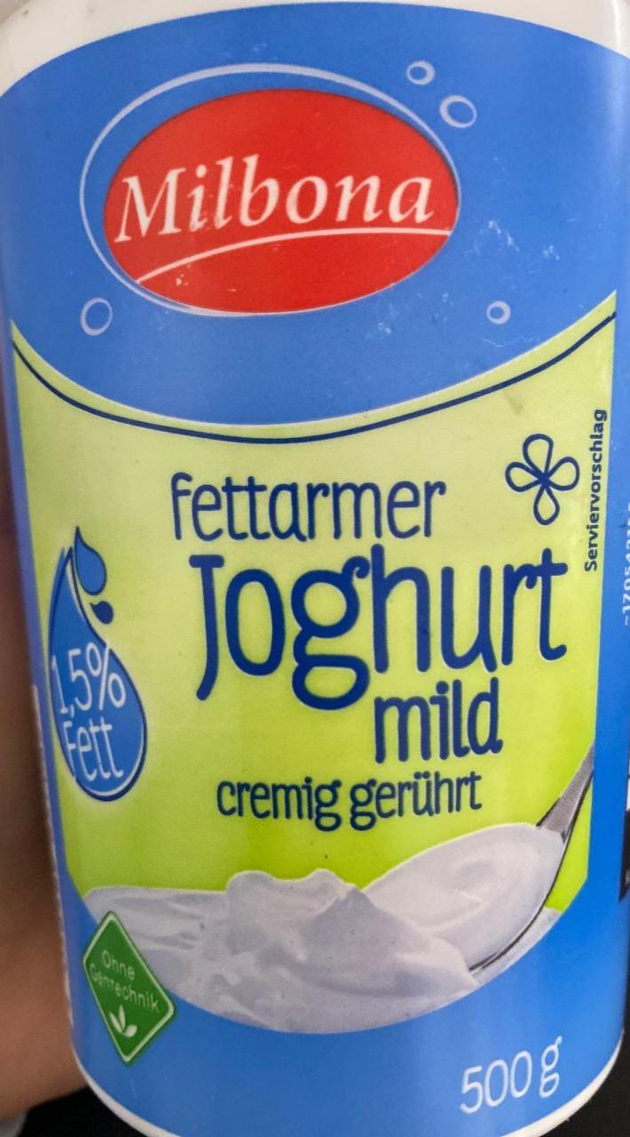 Fotografie - Fettarmer Joghurt mild 1,5% Milbona