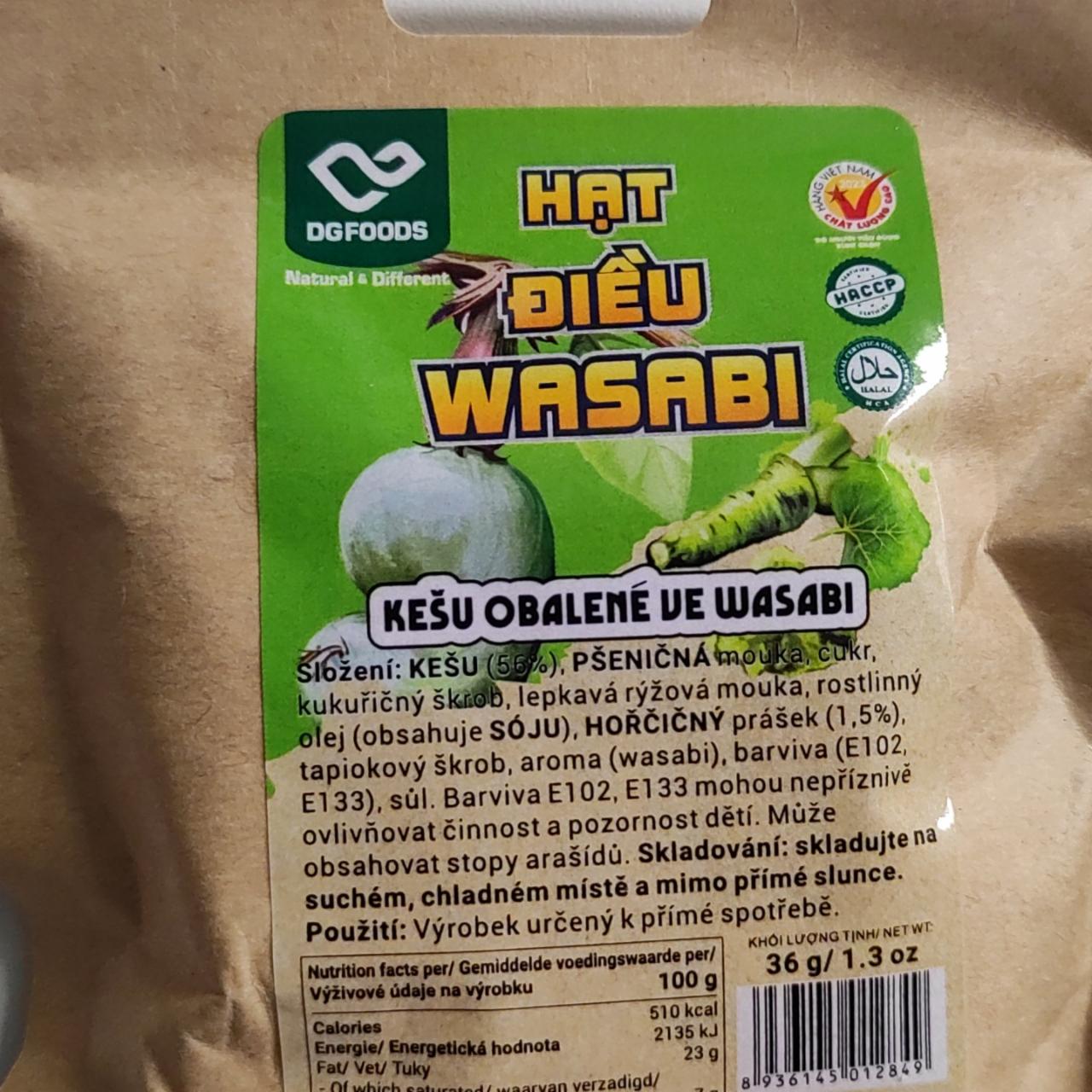 Fotografie - Kešu obalené ve wasabi DG Foods