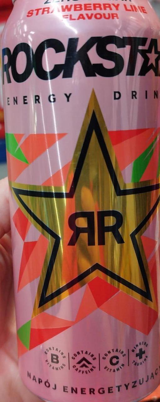 Fotografie - Strawberry lime flavour energy drink Rockstar