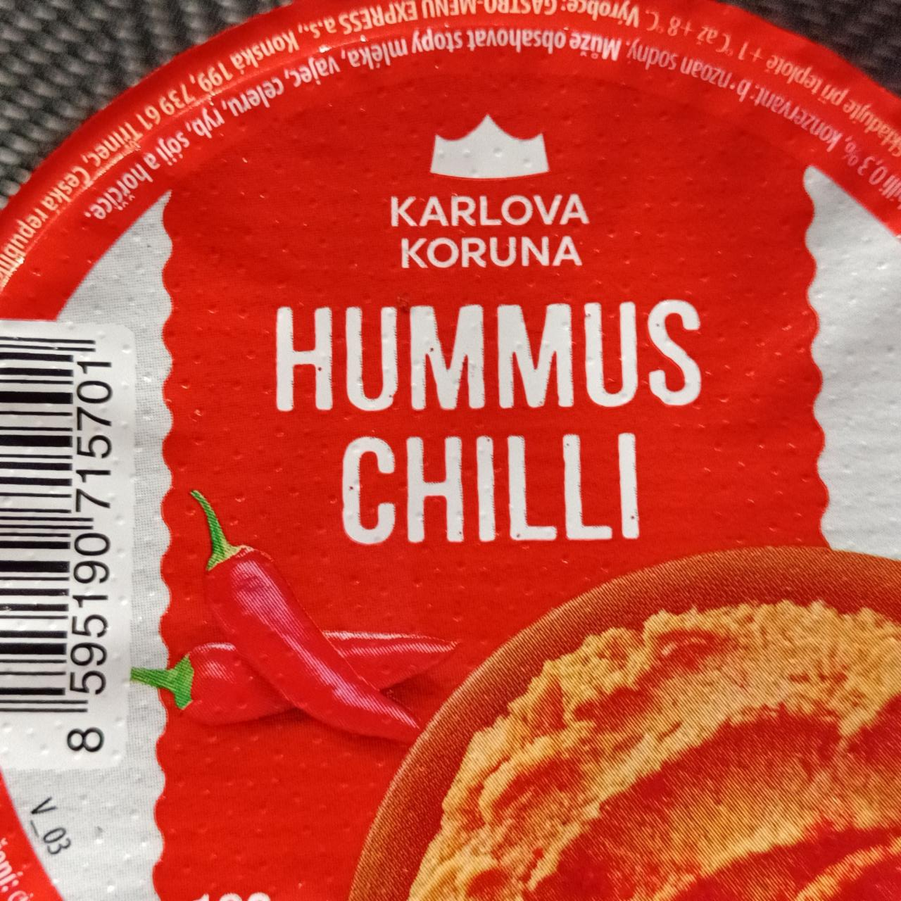 Fotografie - Hummus chilli Karlova Koruna