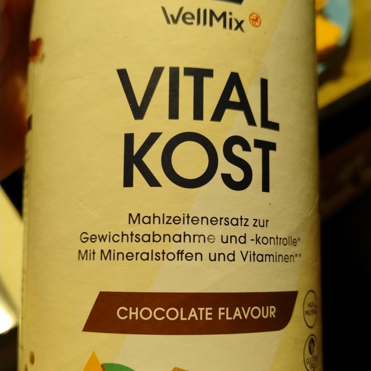 Fotografie - Vítal kost chocolate flavour WellMix