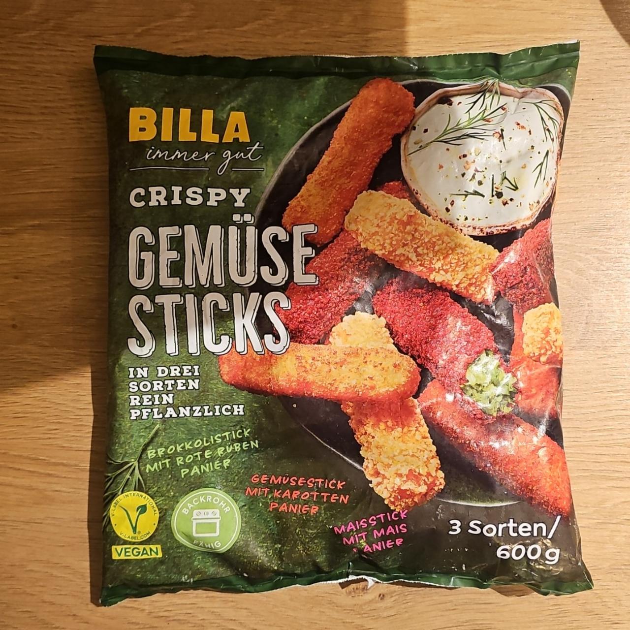 Fotografie - Crispy gemüse Sticks Billa