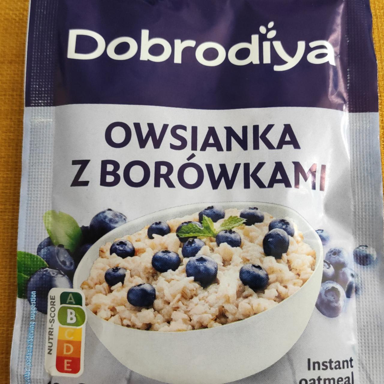 Fotografie - Owsianka z borówkami Dobrodiya