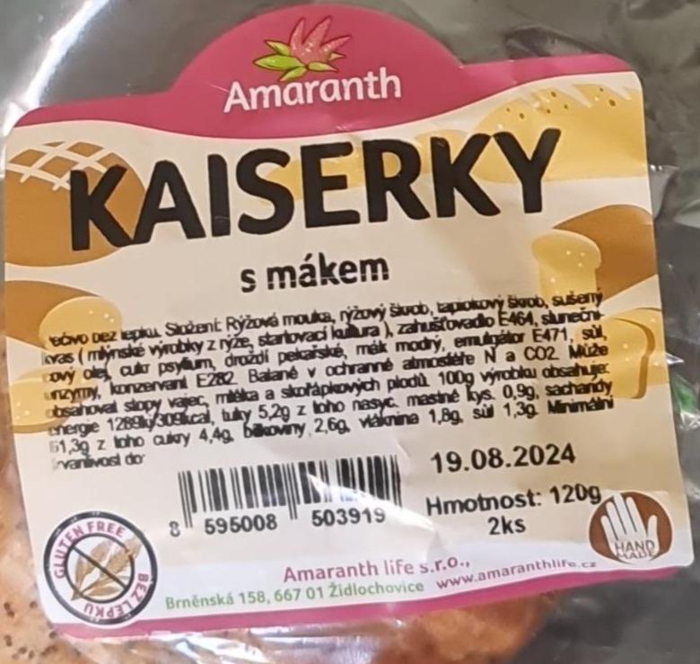 Fotografie - Kaiserky s mákem Amaranth