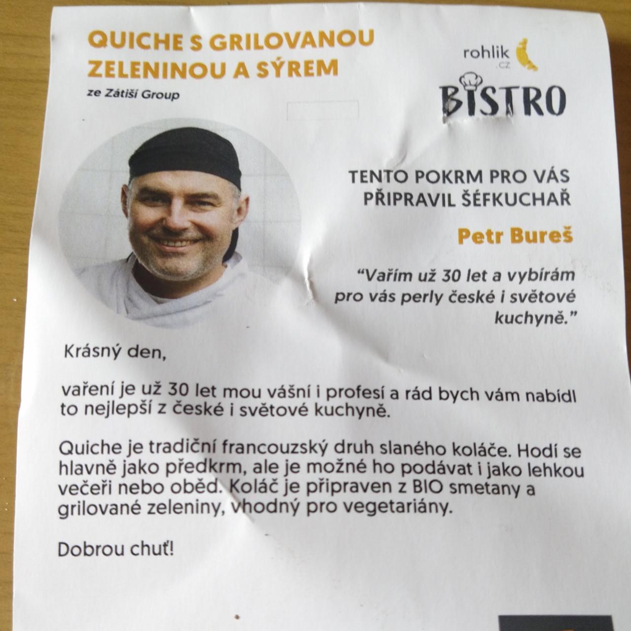 Fotografie - Quiche s grilovanou zeleninou a sýrem Rohlik.cz