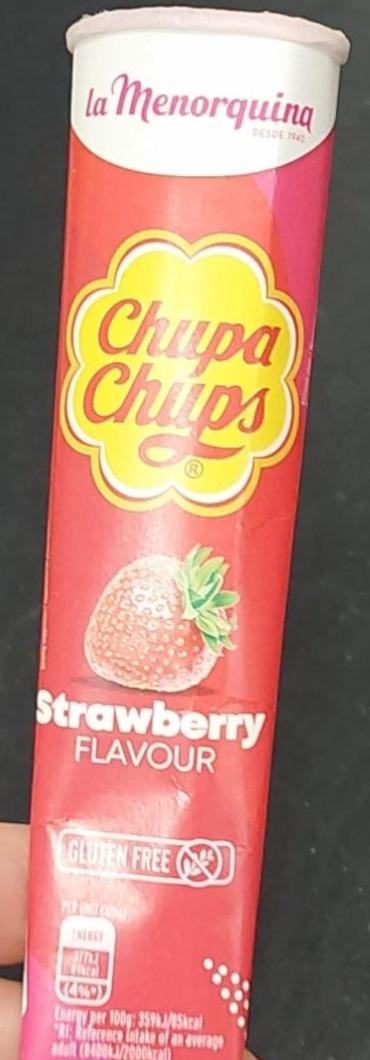 Fotografie - La Menorquina strawberry flavour Chupa Chups