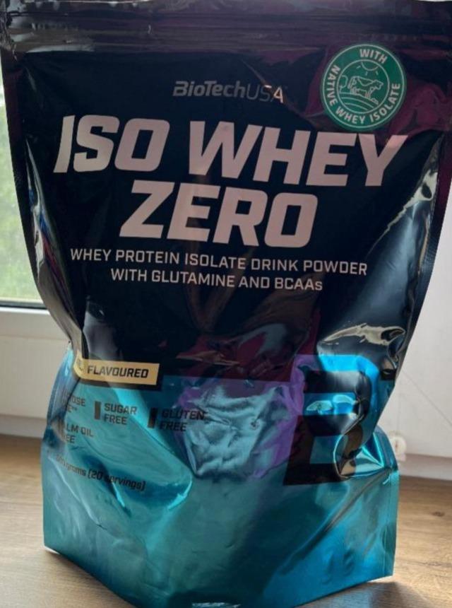 Fotografie - Iso Whey Zero Vanilla flavoured BioTechUSA