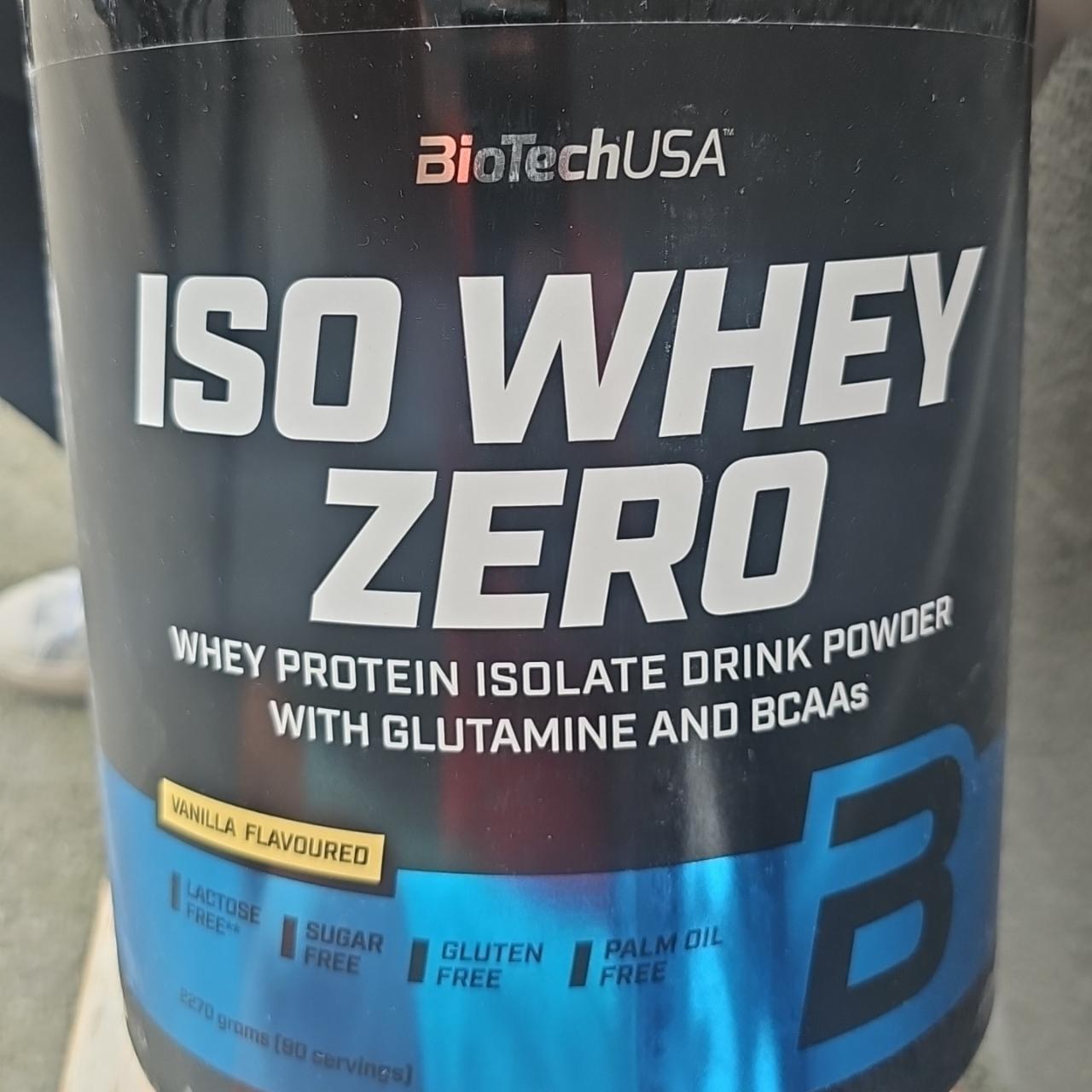 Fotografie - Iso Whey Zero Vanilla flavoured BioTechUSA