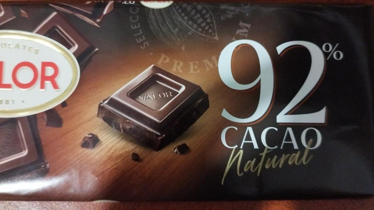 Fotografie - 92% cacao natural Valor