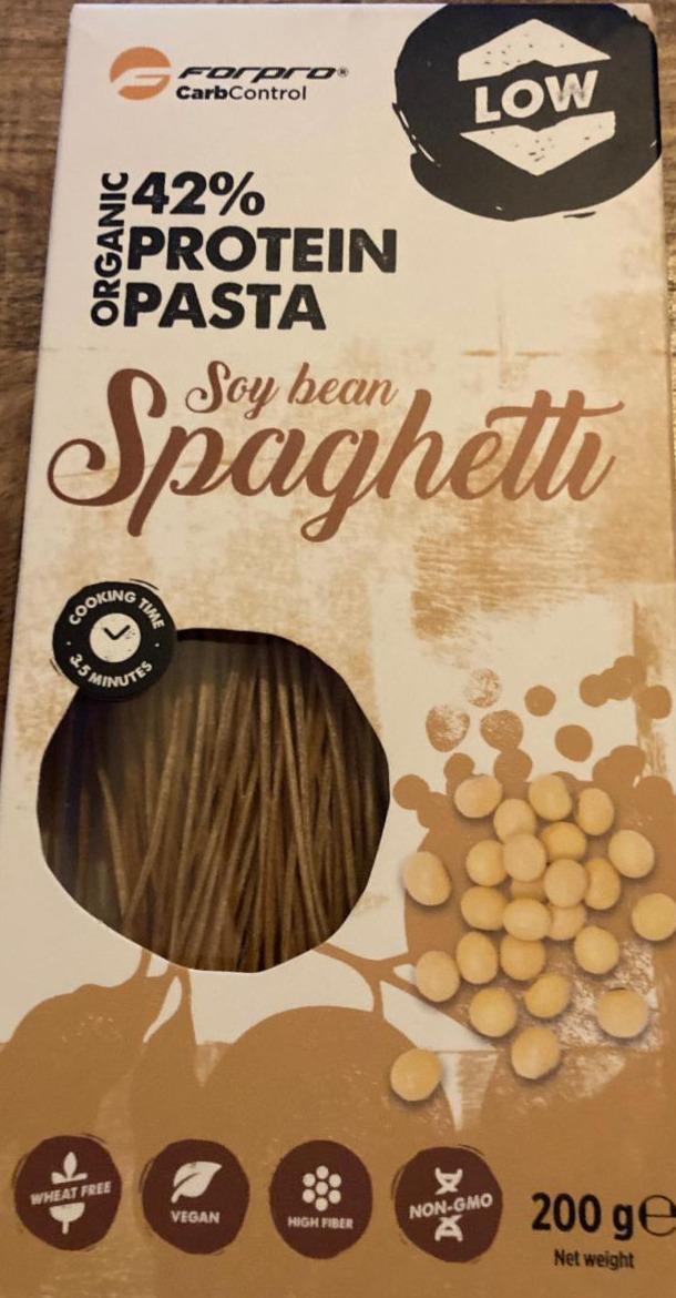 Fotografie - Organic 42% protein pasta soy bean spaghetti Forpro