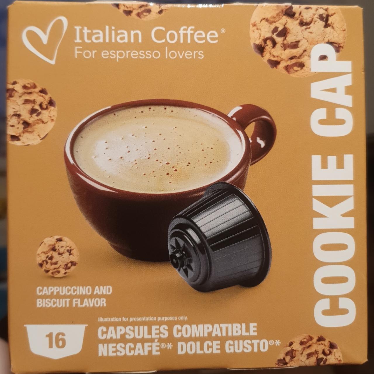 Fotografie - Cookie cap cappuccino and biscuit flavor Italian Coffee