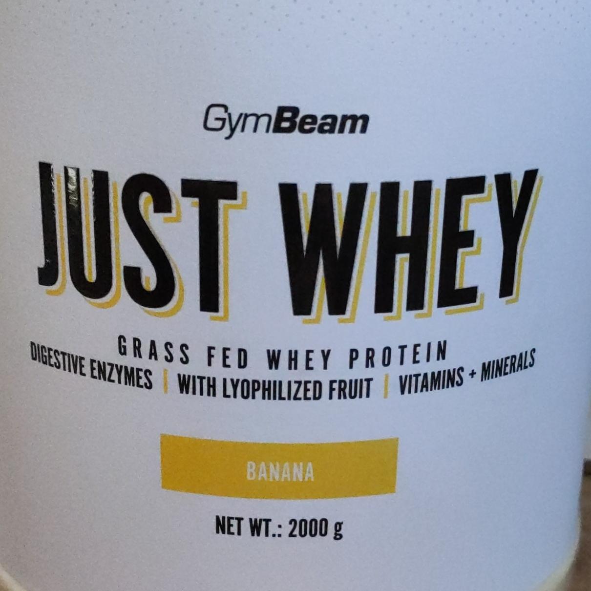 Fotografie - Just whey banana GymBeam