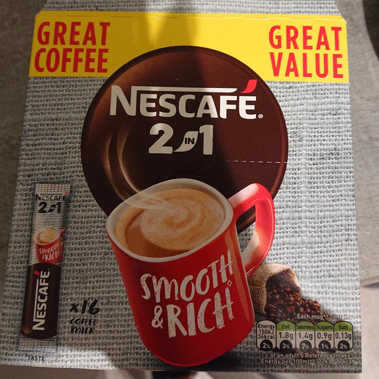 Fotografie - Smooth & Rich 2in1 Nescafé