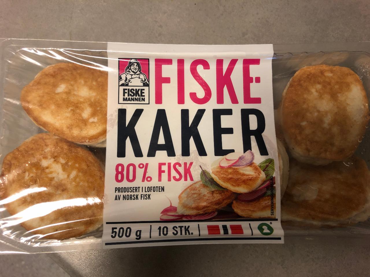 Fotografie - Fiskekaker 80% fisk Fiskemannen