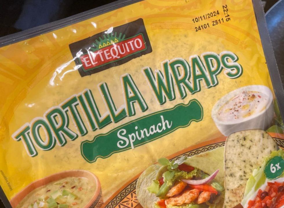 Fotografie - tortilla wraps spinach El Tequito