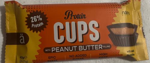 Fotografie - Protein cups with peanut butter Näno supps