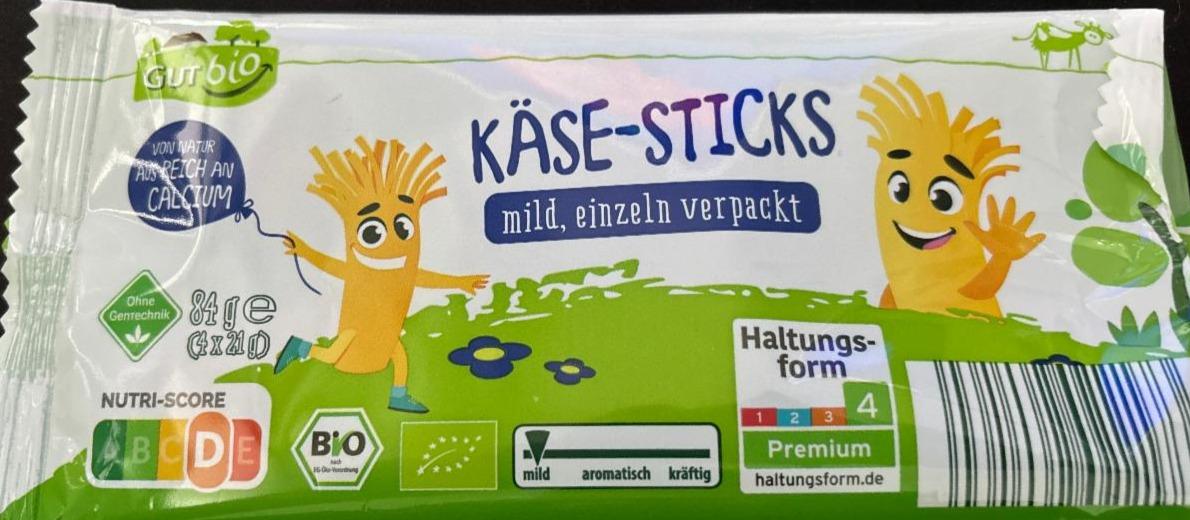 Fotografie - Käse-sticks GutBio