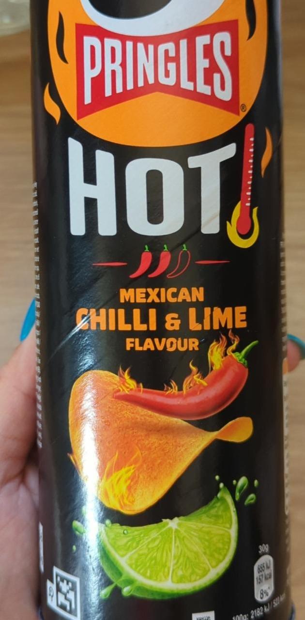 Fotografie - Hot mexican chilli & lime flavour Pringles