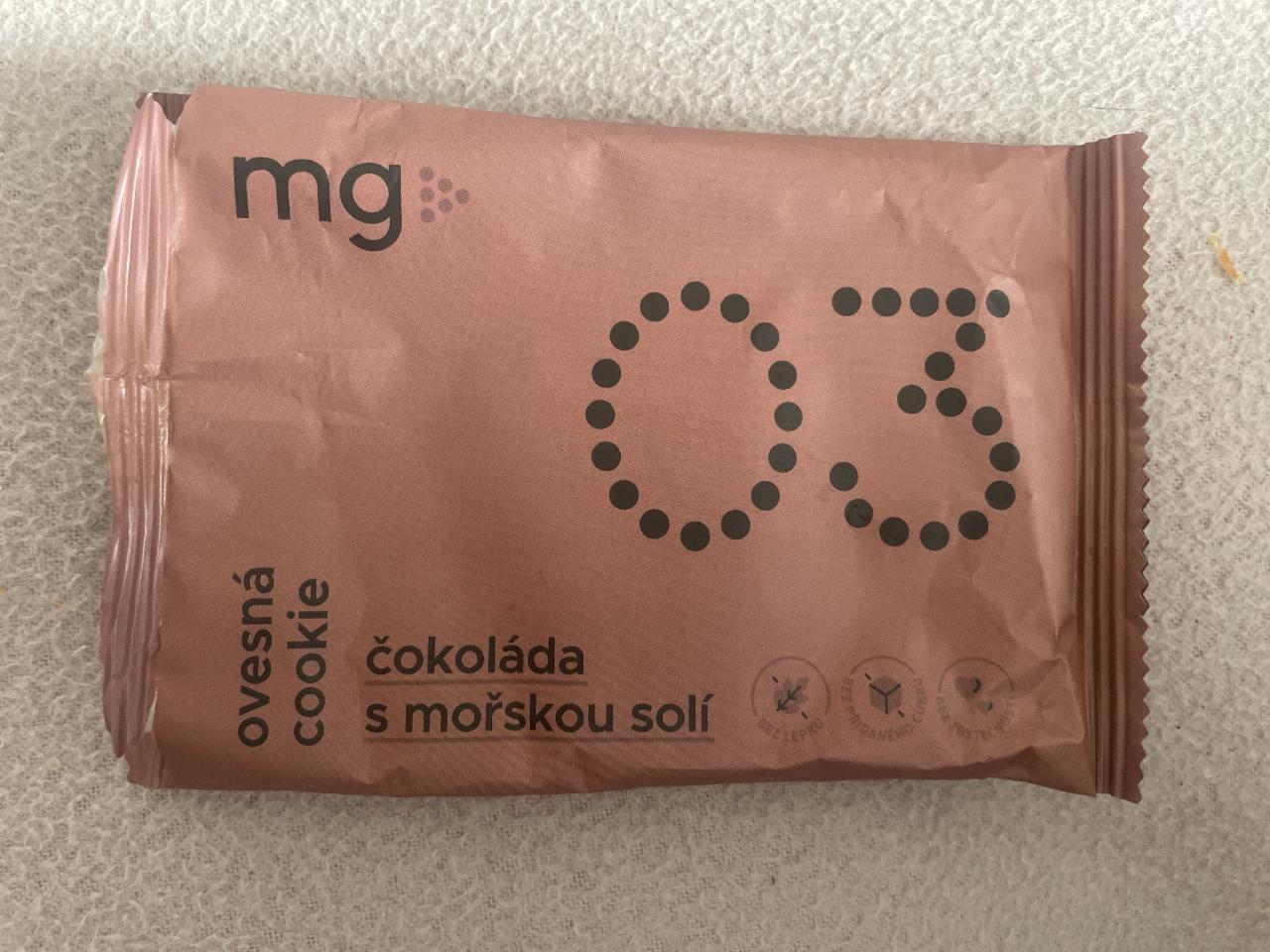 Fotografie - Ovesná cookie čokoláda s mořskou solí 03 mg