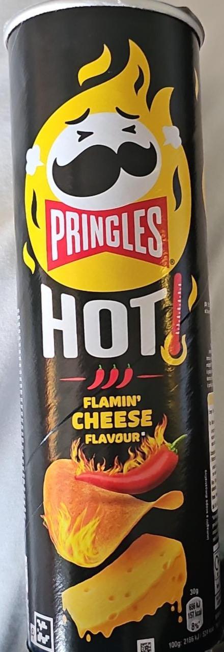 Fotografie - Hot flamin' cheese flavour Pringles