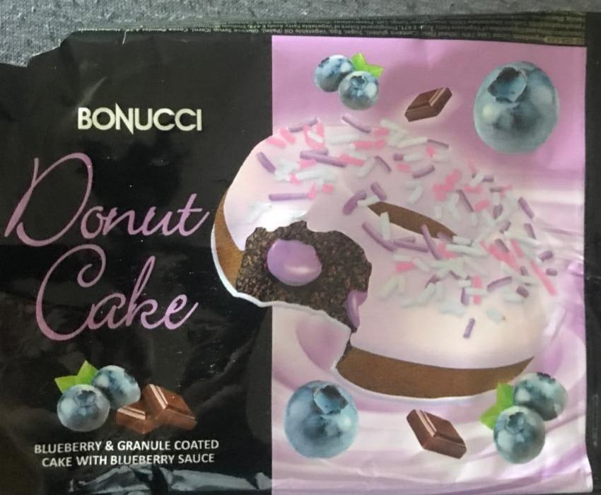 Fotografie - Donut cake blueberry & granule coated cake with blueberry sauce Bonucci