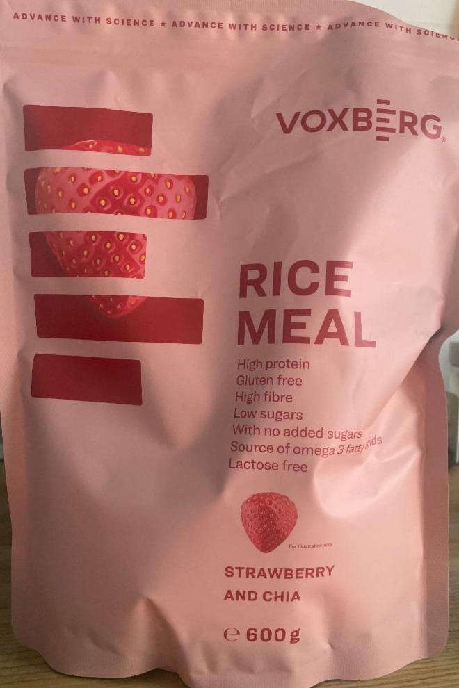 Fotografie - Rice meal strawberry and chia Voxberg