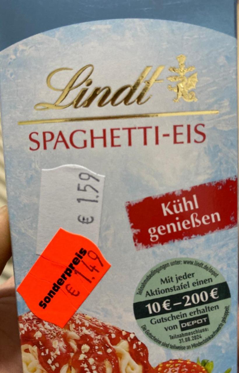 Fotografie - Spaghetti Eis Lindt