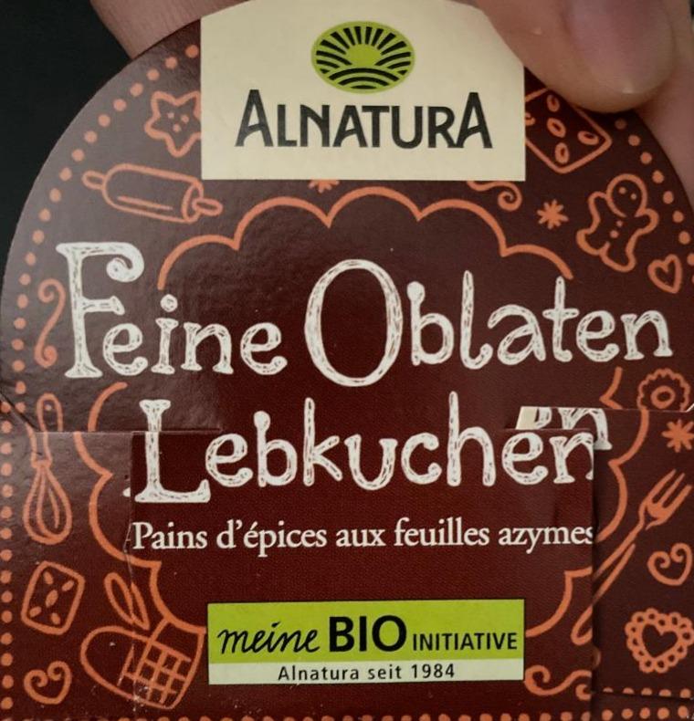 Fotografie - Feine oblaten lebkuchen Alnatura