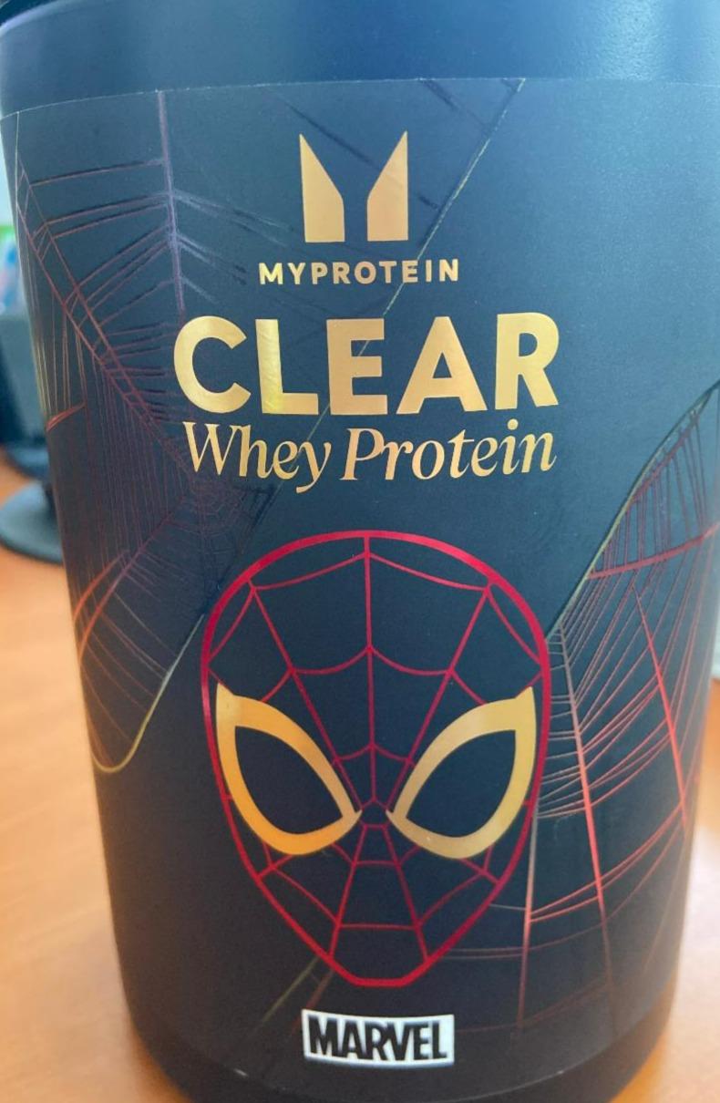 Fotografie - Clear whey protein marvel Myprotein