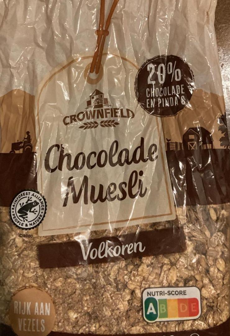 Fotografie - Chocolade muesli volkoren Crownfield