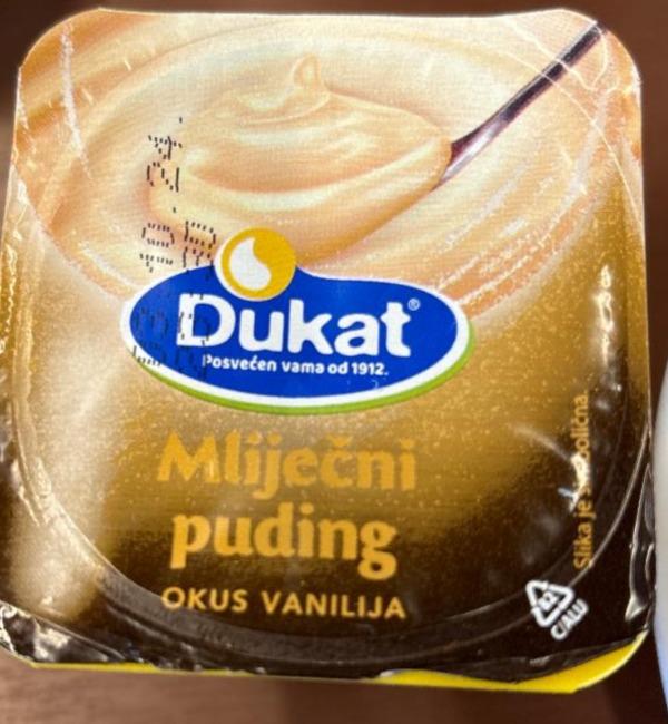 Fotografie - Mliječni puding okus vanilija Dukat