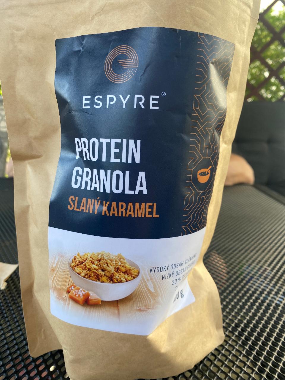 Fotografie - Protein granola slaný karamel Espyre