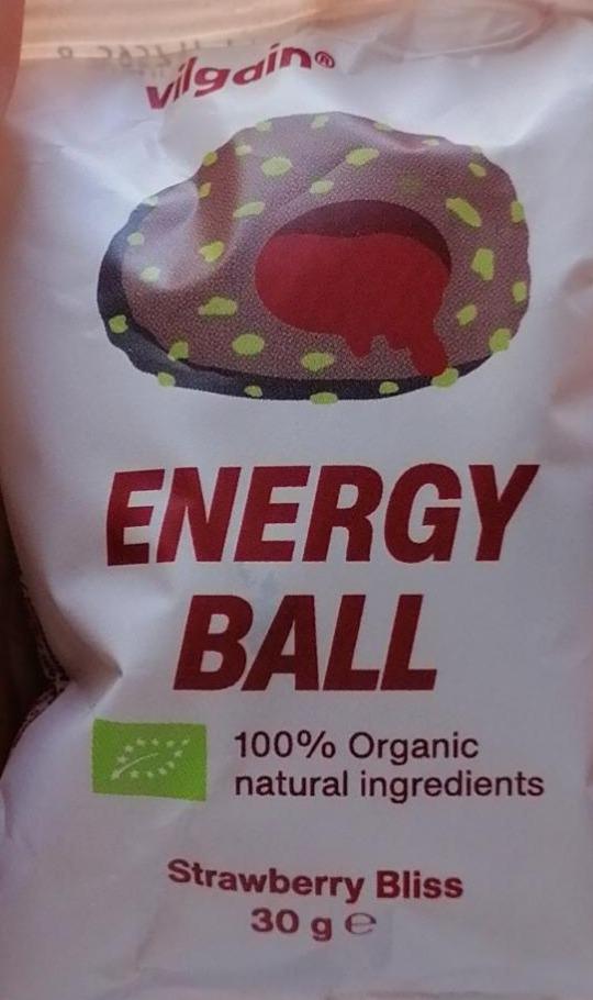 Fotografie - Vilgain Energy ball Strawberry Bliss