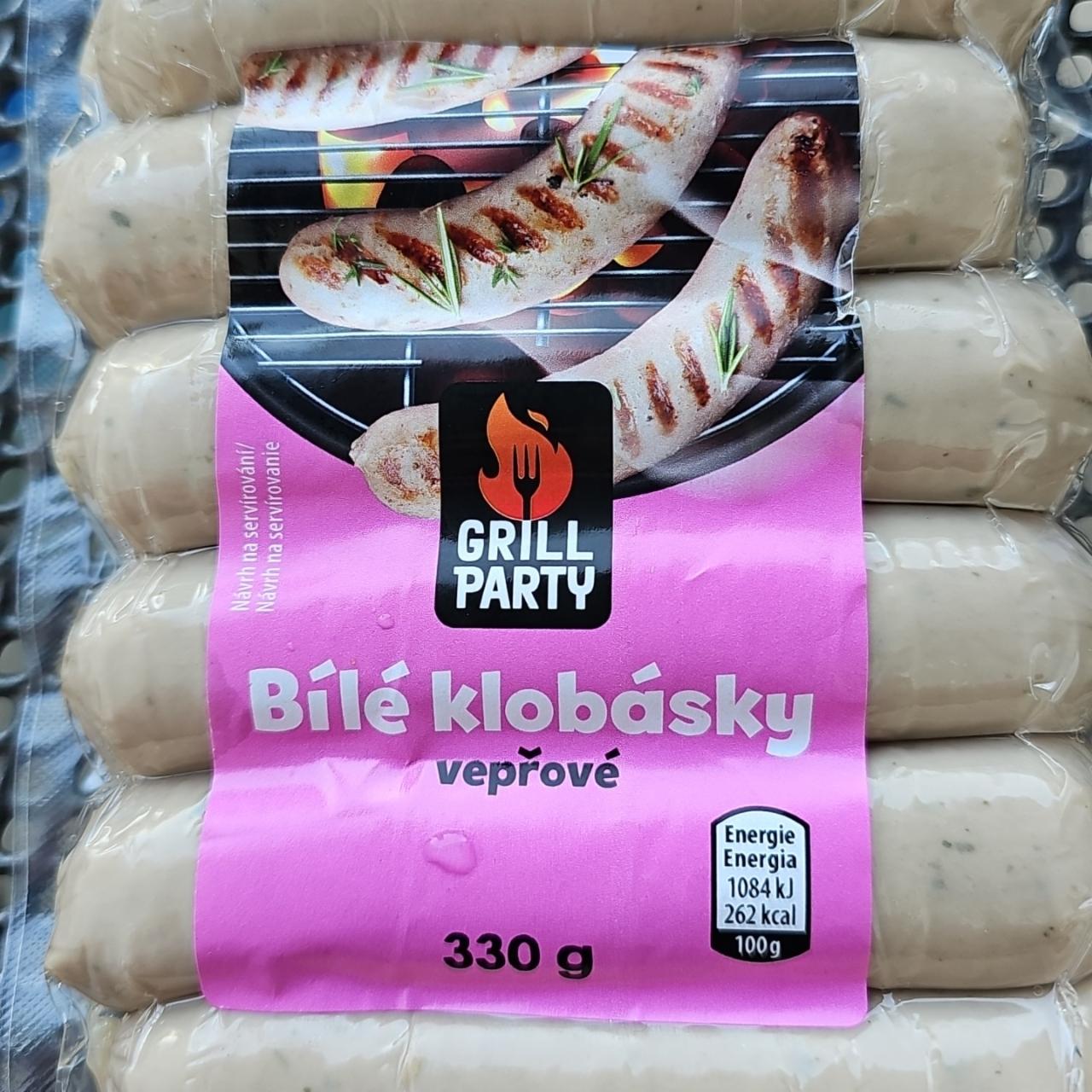 Fotografie - Bílé klobásky vepřové Grill Party