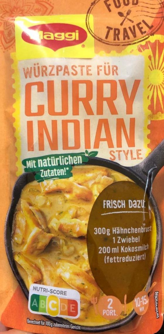 Fotografie - Würzpaste für curry indian style Maggi