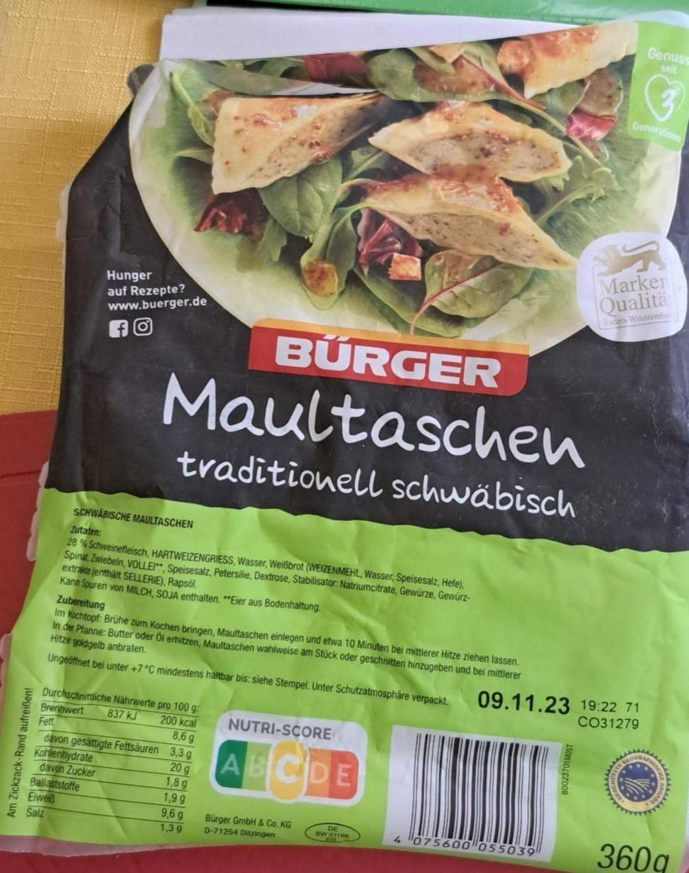 Fotografie - Maultaschen Burger