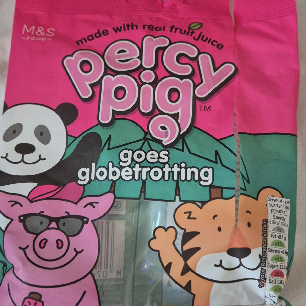 Fotografie - Percy pig goes globetrotting M&S Food