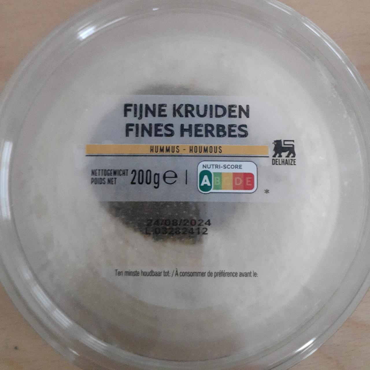 Fotografie - Houmous fines herbes Delhaize