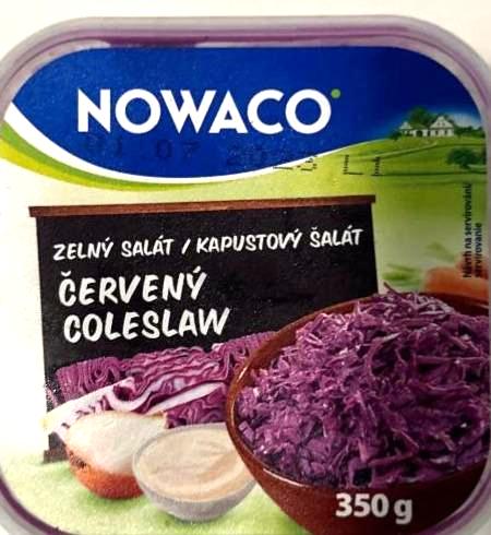 Fotografie - Zelný salát červený coleslaw Nowaco