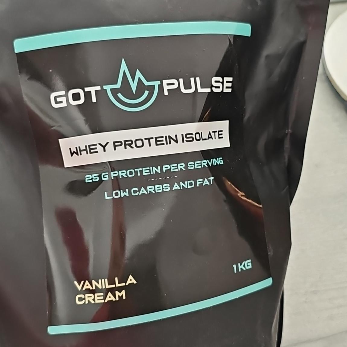 Fotografie - Whey protein isolate vanilla cream Got Pulse