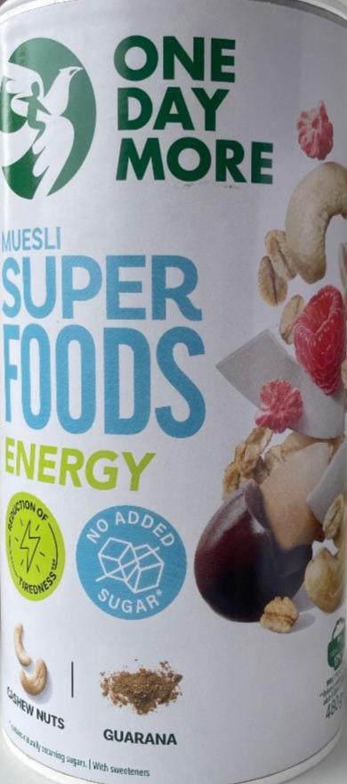 Fotografie - Muesli super foods energy OneDayMore