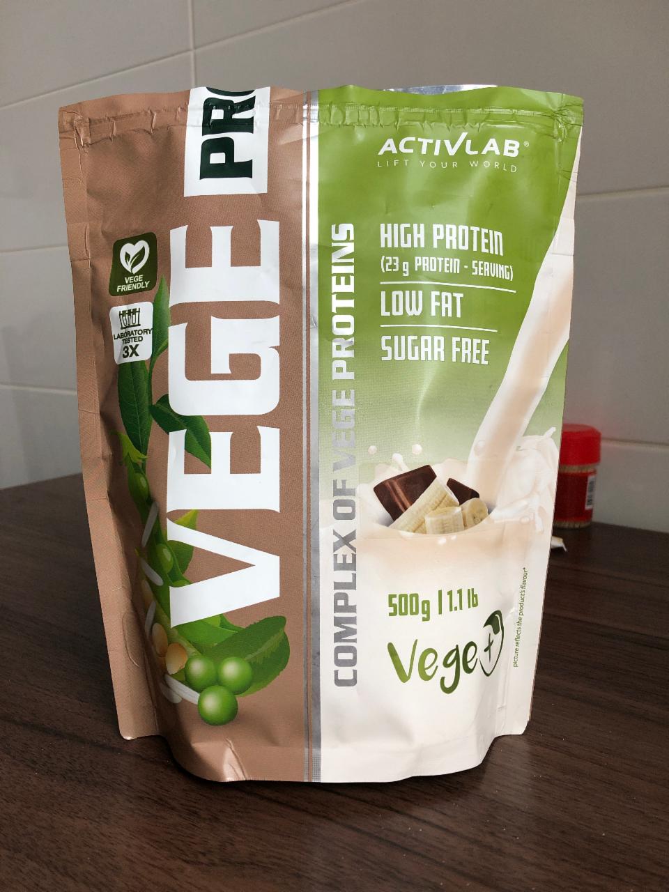 Fotografie - ActivLab Vege high protein Chocolate banana