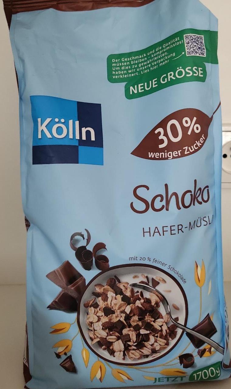 Fotografie - Schoko hafer-müsli 30% weniger zucker Kölln